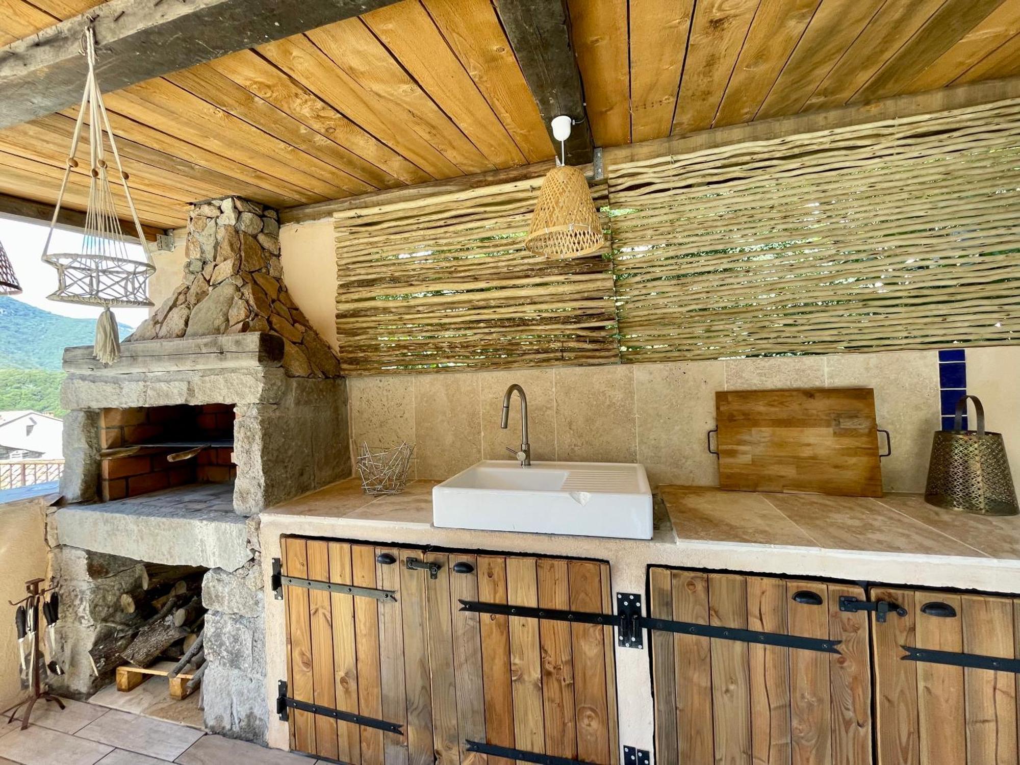 Casa Arena Authentique Maison De Village Avec Piscine Au Coeur De L'Alta Rocca - Zoza Luaran gambar