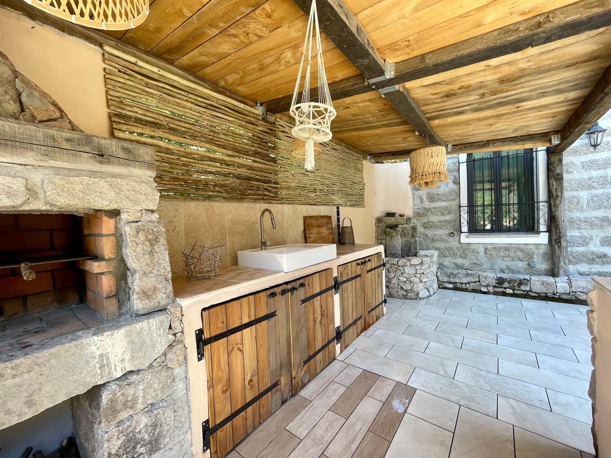 Casa Arena Authentique Maison De Village Avec Piscine Au Coeur De L'Alta Rocca - Zoza Luaran gambar