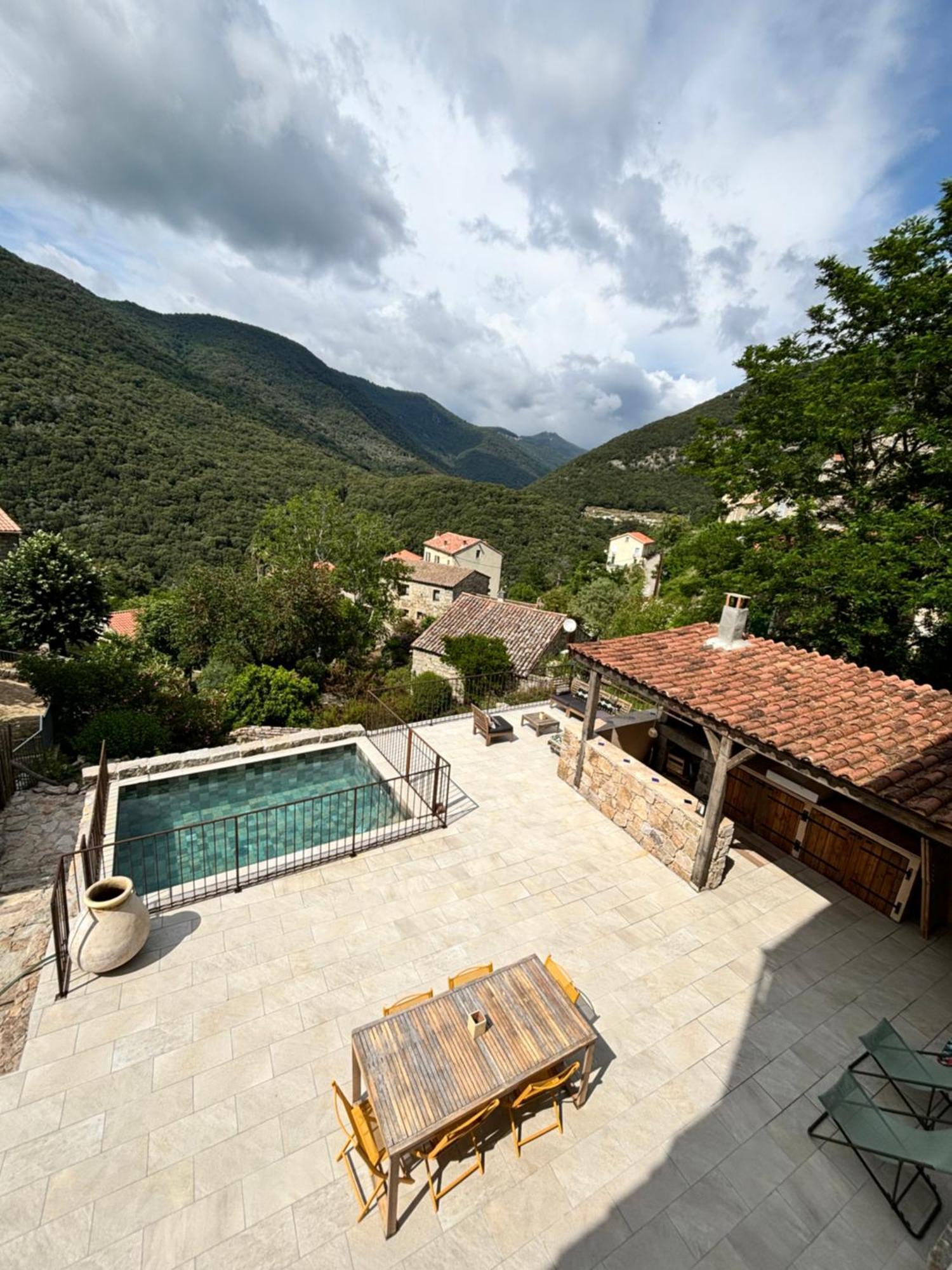 Casa Arena Authentique Maison De Village Avec Piscine Au Coeur De L'Alta Rocca - Zoza Luaran gambar