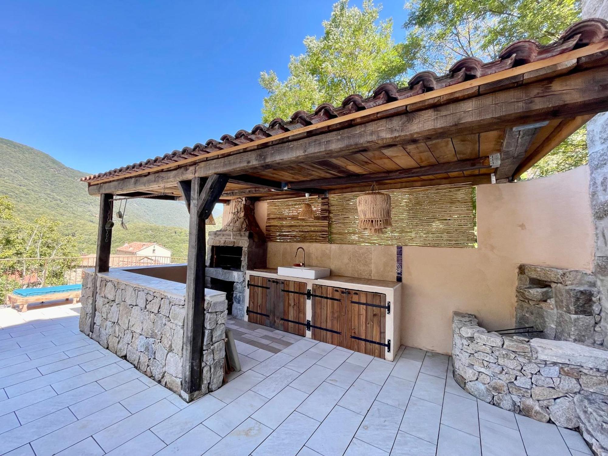Casa Arena Authentique Maison De Village Avec Piscine Au Coeur De L'Alta Rocca - Zoza Luaran gambar