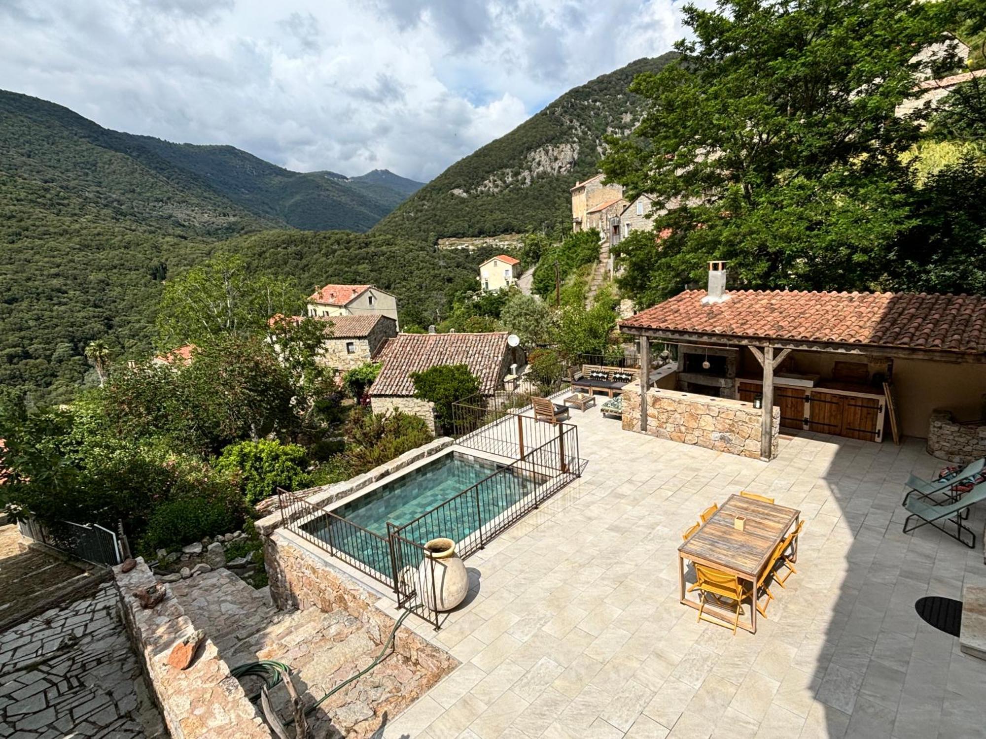 Casa Arena Authentique Maison De Village Avec Piscine Au Coeur De L'Alta Rocca - Zoza Luaran gambar