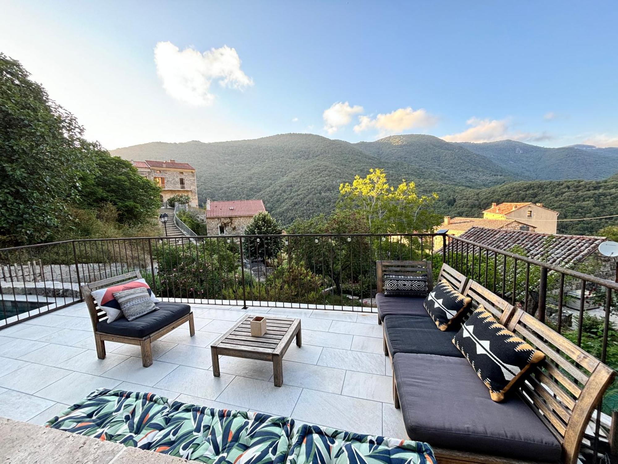 Casa Arena Authentique Maison De Village Avec Piscine Au Coeur De L'Alta Rocca - Zoza Luaran gambar